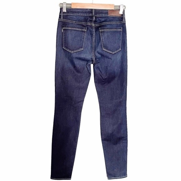 Parker Smith Denim Ava Skinny High Rise Distressed Dark Wash Slim Jeans Size 26 - Picture 3 of 11